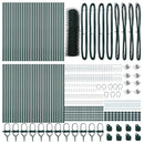 vidaXL Hevederes drótkerítés tüskékkel 100 x 0,8 m (Sz x M)