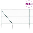 vidaXL Hevederes drótkerítés tüskékkel 100 x 1 m (Sz x M)