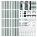 vidaXL Hevederes drótkerítés tüskékkel 100 x 1,2 m (Sz x M)