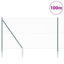 vidaXL Hevederes drótkerítés tüskékkel 100 x 1,5 m (Sz x M)