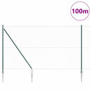 vidaXL Hevederes drótkerítés tüskékkel 100 x 1,6 m (Sz x M)