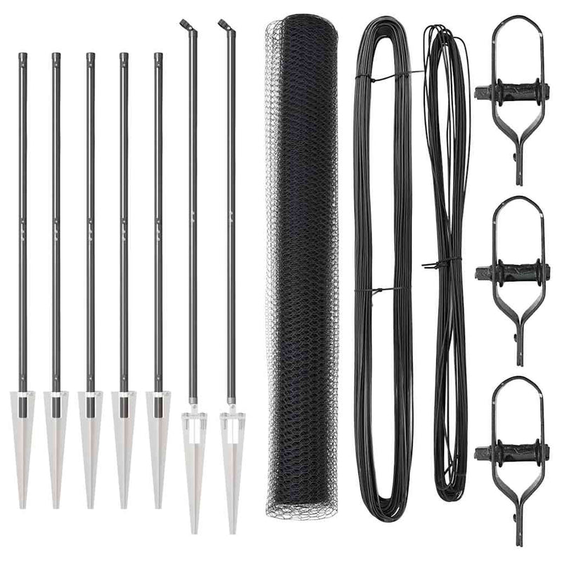 vidaXL Kerítés oszlopokkal Szürke 1.2 x 10 m PVC-bevonatos acél