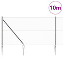vidaXL Hevederes drótkerítés tüskékkel 10 x 1,4 m (Sz x Ma)