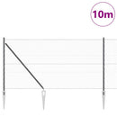 vidaXL Hevederes drótkerítés tüskékkel 10 x 1,4 m (Sz x Ma)