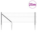 vidaXL Hevederes drótkerítés tüskékkel 25 x 0,6 m (Sz x M)