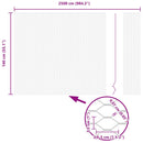 vidaXL Kerítés oszlopokkal Szürke 1.4 x 25 m PVC-bevonatos acél