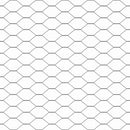 vidaXL Hatszögletű kerítés oszlopokkal 50 x 0,5 m PVC-bevonatos acél