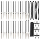 vidaXL Kerítés oszlopokkal Szürke 0.5 x 50 m PVC-bevonatos acél