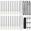 vidaXL Kerítés oszlopokkal Szürke 0.5 x 50 m PVC-bevonatos acél