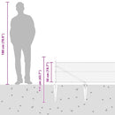 vidaXL Hevederes drótkerítés tüskékkel 50 x 0,5 m (Sz x M)