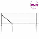 vidaXL Hevederes drótkerítés tüskékkel 100 x 0,6 m (Sz x M)
