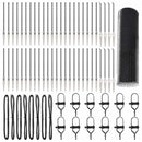 vidaXL Kerítés oszlopokkal Szürke 0.8 x 100 m PVC-bevonatos acél