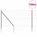 vidaXL Hevederes drótkerítés tüskékkel 100 x 1 m (Sz x M)
