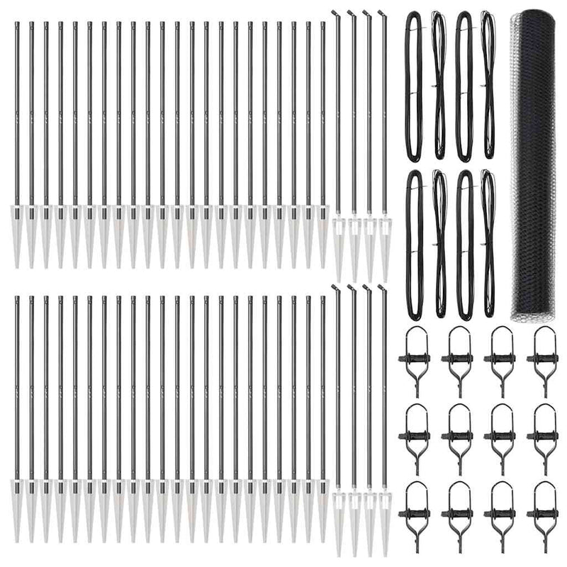 vidaXL Kerítés oszlopokkal Szürke 1.2 x 100 m PVC-bevonatos acél