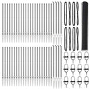 vidaXL Kerítés oszlopokkal Szürke 1.4 x 100 m PVC-bevonatos acél