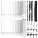 vidaXL Kerítés oszlopokkal Szürke 1.4 x 100 m PVC-bevonatos acél