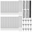 vidaXL Kerítés oszlopokkal Szürke 1.5 x 100 m PVC-bevonatos acél