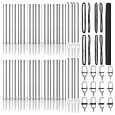 vidaXL Kerítés oszlopokkal Szürke 1.5 x 100 m PVC-bevonatos acél