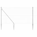 vidaXL Hevederes drótkerítés tüskékkel 10 x 1 m (Sz x M)