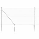 vidaXL Hevederes drótkerítés tüskékkel 10 x 1,2 m (Sz x M)