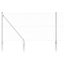 vidaXL Hevederes drótkerítés tüskékkel 10 x 1,2 m (Sz x M)
