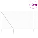 vidaXL Hevederes drótkerítés tüskékkel 10 x 1,6 m (S x M)