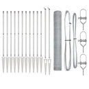 vidaXL Kerítés oszlopokkal Ezüst 1.4 x 25 m PVC-bevonatos acél