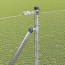 vidaXL Hevederes drótkerítés tüskékkel 25 x 1,5 m (Sz x M)