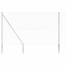 vidaXL Hevederes drótkerítés tüskékkel 50 x 1,5 m (Sz x M)