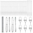 vidaXL Kerítés oszlopokkal Ezüst 1.5 x 50 m PVC-bevonatos acél