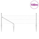 vidaXL Hevederes drótkerítés tüskékkel 100 x 0,5 m (Sz x M)
