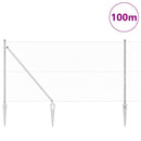 vidaXL Hevederes drótkerítés tüskékkel 100 x 1 m (Sz x M)