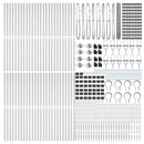 vidaXL Hevederes drótkerítés tüskékkel 100 x 1,4 m (Sz x M)
