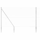 vidaXL Hevederes drótkerítés tüskékkel 100 x 1,5 m (Sz x M)