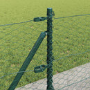 vidaXL Hatszögletű kerítés beton alappal 25 x 0,6 m PVC-bevonatos acél