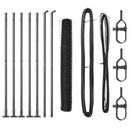 vidaXL Kerítés oszlopokkal Szürke 0.8 x 10 m PVC-bevonatos acél