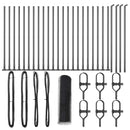 vidaXL Kerítés oszlopokkal Szürke 0.6 x 50 m PVC-bevonatos acél