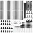 vidaXL Kerítés oszlopokkal Szürke 1.2 x 50 m PVC-bevonatos acél