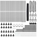 vidaXL Kerítés oszlopokkal Szürke 1.2 x 50 m PVC-bevonatos acél