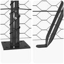 vidaXL Hegesztett Drótháló Beton Alappal 50 x 1,6 m (Sz x Ma)