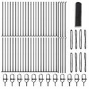 vidaXL Kerítés oszlopokkal Szürke 0.6 x 100 m PVC-bevonatos acél