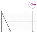 vidaXL Hegesztett Drótháló Beton Alappal 100 x 1,5 m (Sz x M)