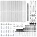 vidaXL Kerítés oszlopokkal Ezüst 1.4 x 50 m PVC-bevonatos acél