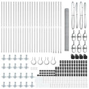 vidaXL Kerítés oszlopokkal Ezüst 1.6 x 50 m PVC-bevonatos acél