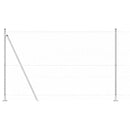 vidaXL Hegesztett Drótháló Beton Alappal 50 x 1,6 m (Sz x Ma)