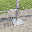 vidaXL Hegesztett Drótháló Beton Alappal 100 x 0,5 m (Sz x M)
