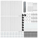 vidaXL Hegesztett Drótháló Beton Alappal 100 x 0,5 m (Sz x M)
