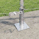 vidaXL Hegesztett Drótháló Beton Alappal 100 x 1 m (Sz x M)