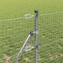 vidaXL Kerítés oszlopokkal Ezüst 0.4 x 50 m Acél