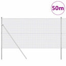 vidaXL Talajra rögzíthető hegesztett drótkerítés 50 x 1,2 m (Sz x M)